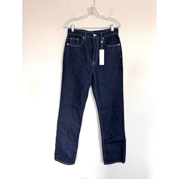 EB Denim High Rise Straight Jeans in Midnight 28” - Picture 5 of 8